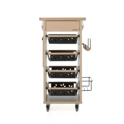 Carrello da cucina in legno Bistrot<Foppapedretti Sale