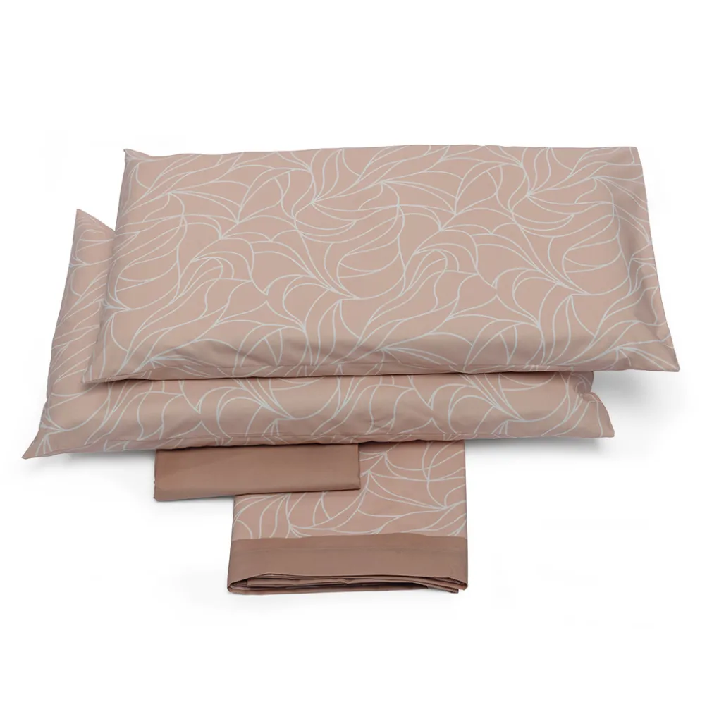 Completo lenzuola matrimoniale in cotone Notte&Natura<Foppapedretti Hot