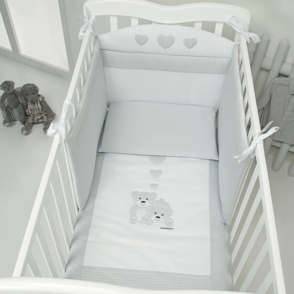 Completo piumone in cotone ricami<Foppapedretti Outlet