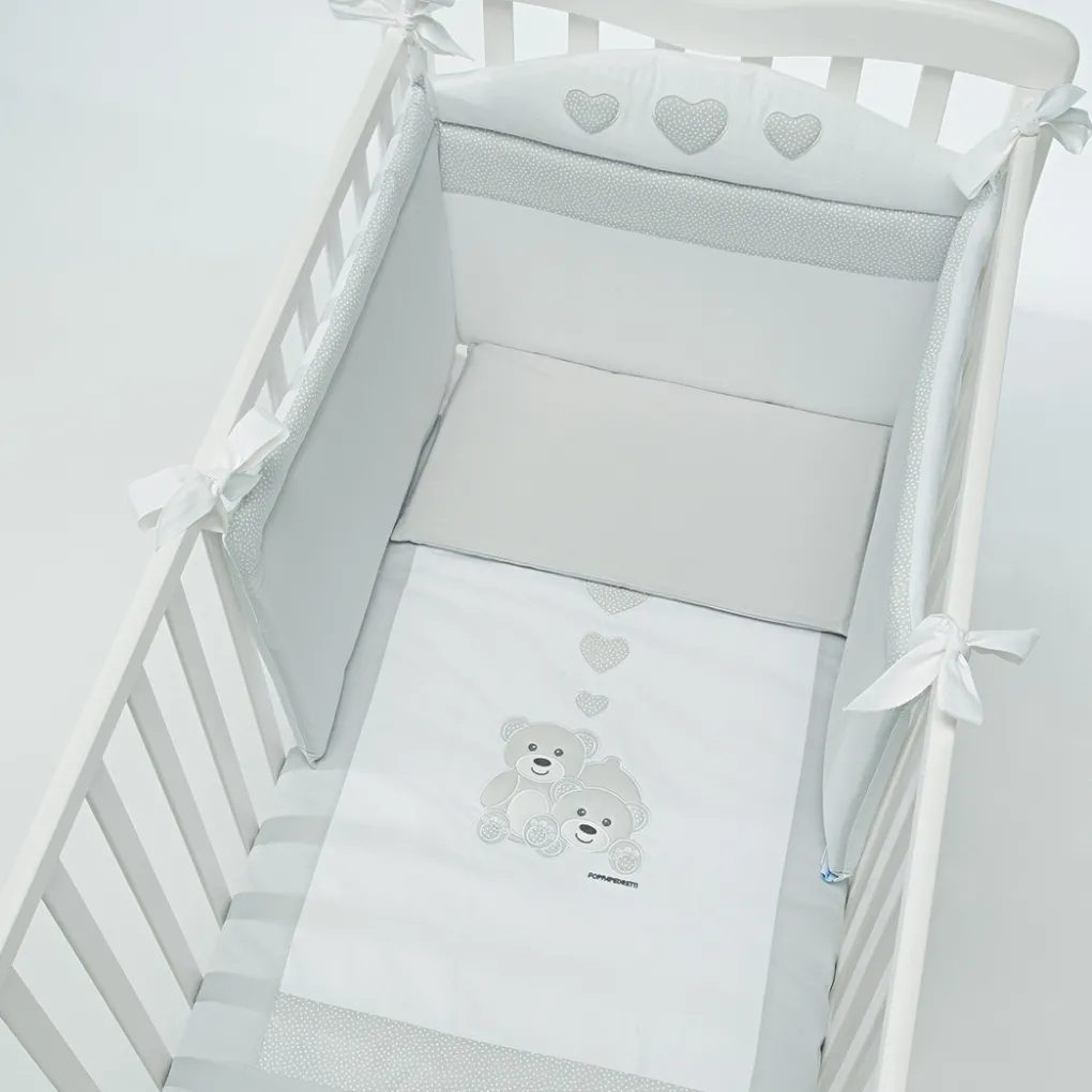 Completo piumone in cotone ricami<Foppapedretti Outlet