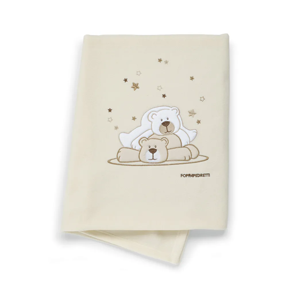 Copertina pile ricamata Dolcestella<Foppapedretti Best